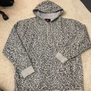 New Like Nike, Mike 23 Crackle Hoodie XL